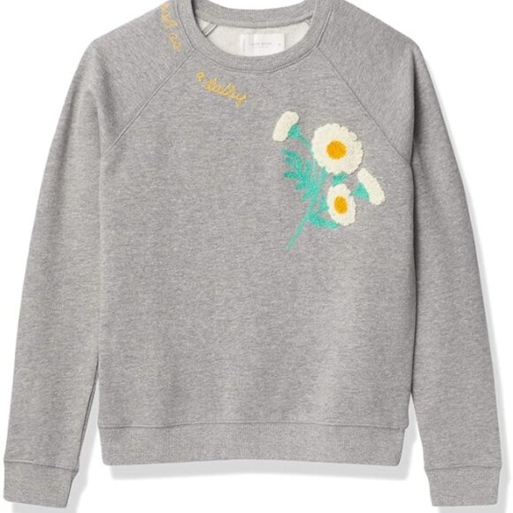 Lucky Brand Women's Long Sleeve Crew Neck Daisy Fresh Sweatshirt - Picture 14 of 14